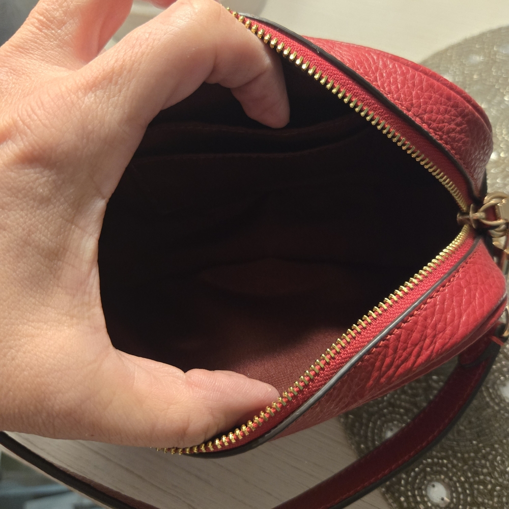 Coach Burgundy Leather Small Purse - Picture 5 of 5
